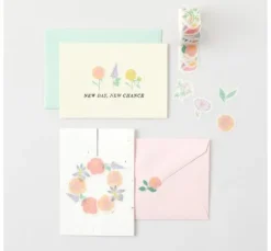 Washi Sticker "Blumen Pastell"