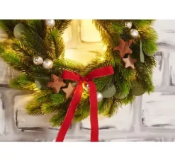 Weihnachtskugeln aus Glas am Draht