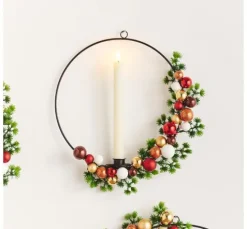 Weihnachtskugeln aus Glas am Draht