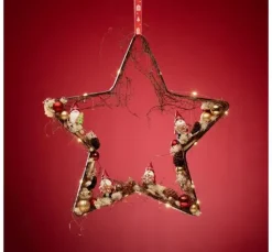 Weihnachtskugeln aus Glas am Draht
