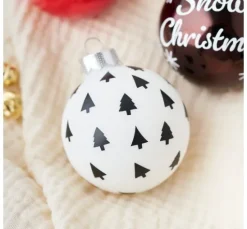 Weihnachtskugeln aus Glas, Ø 6cm