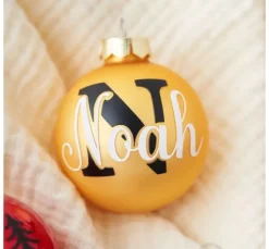 Weihnachtskugeln aus Glas, Ø 6cm