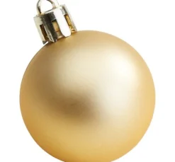 Weihnachtskugeln aus Kunststoff, 10 Stück, Ø 4,4 cm