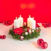 Weihnachtsstern-Pick mit 9 Blüten
