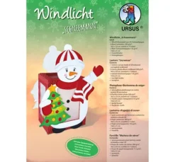 Windlicht "Schneemann"