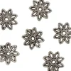 Zier-Perlkappen "Blume 1", 6 Stück
